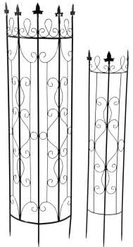 Halbrundes Rankgitter Malaga groß ca. 148 cm - Gartendekoration